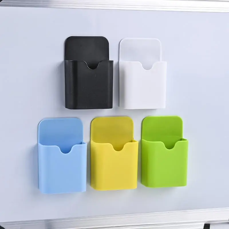 Magnetic Storage Pen Holder, 1 Count Magnetic Storage Box, Chalk Eraser Storage Box, Desk Organizer for Teaching Board, Office Stationery Supplies