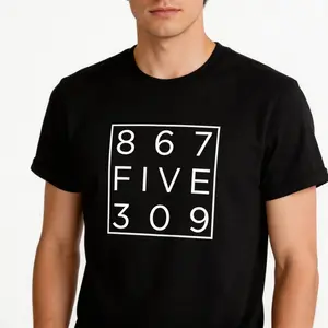 Retro 80's, Funny Music Shirt,Tommy Tutone,Music Lover Shirt,Music Gift,Retro Gift Shirt,Funny Gift Shirt Cotton