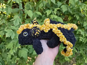 Crochet Dragon Amigurumi, Soft Dragon Plushie, Stuffed Dragon Amigurumi Plushie, Gift Present Birthday Christmas