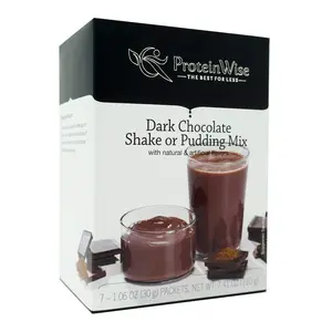 ProteinWise Shake & Pudding Mix, High Protein, Low Calorie, Meal Replacement & Instant Cold Drink, 7 Servings/Box