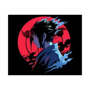 Sasuke Uchiha Anime Poster, Manga Poster, Poster Print, Wall Art Decor, Gift for Her Him, No Frame, Free-Shipping
