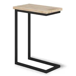Rhonda C Side Table Distressed White Wash - WyndenHall