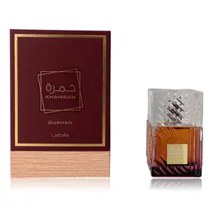 Khamrah - Dukhan by Lattafa for Unisex - 3.4 oz EDP Spray