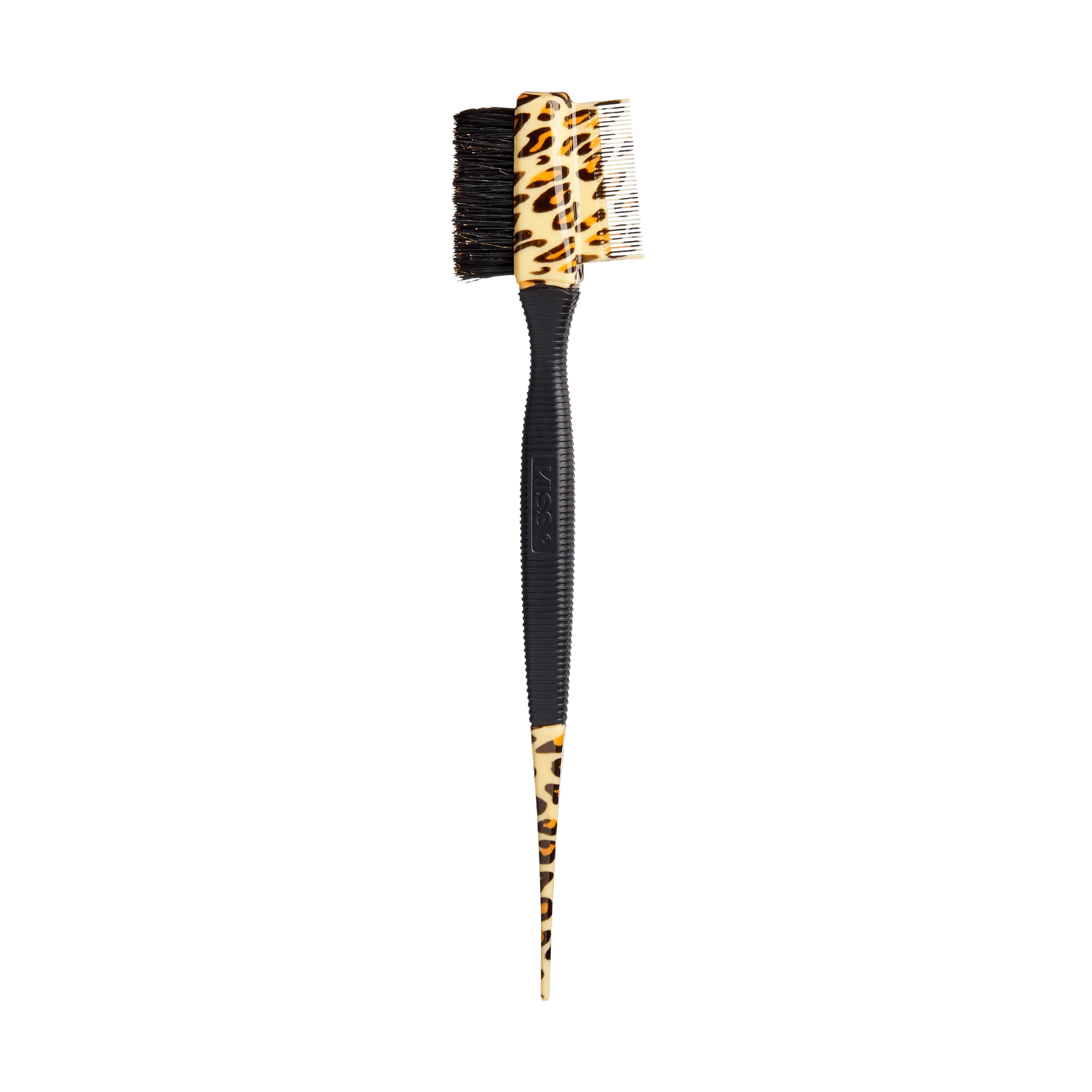 Kiss Colors & Care Edge Brush with Case | Edge Styling Brush, Baby Hair Brush, Edge Control Brush, Parting Comb, Protective Case