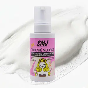 SMJ TOUCHÉ MOUSSE – Curl Defining Setting Foam | Soft Hold, Frizz Control & Hydrating Volume (8 FL OZ)