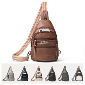 Leresas Versatile Crossbody Bags for Women Men, Vegan Leather Everyday Purse Shoulder Bag with Adjustable Strap, Handbags Tote Bag Work Daily Use Bags for Travel Essentials, Casual Bum Bag Zipper Belt Bag Fanny Pack, Gift for Her Mom Father's Day