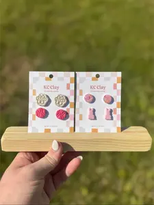 Discount Bucket Polymer Clay Earrings