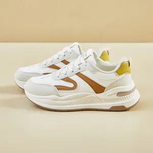 2025 spring new daddy shoes sports running casual increase thick soled women's shoes