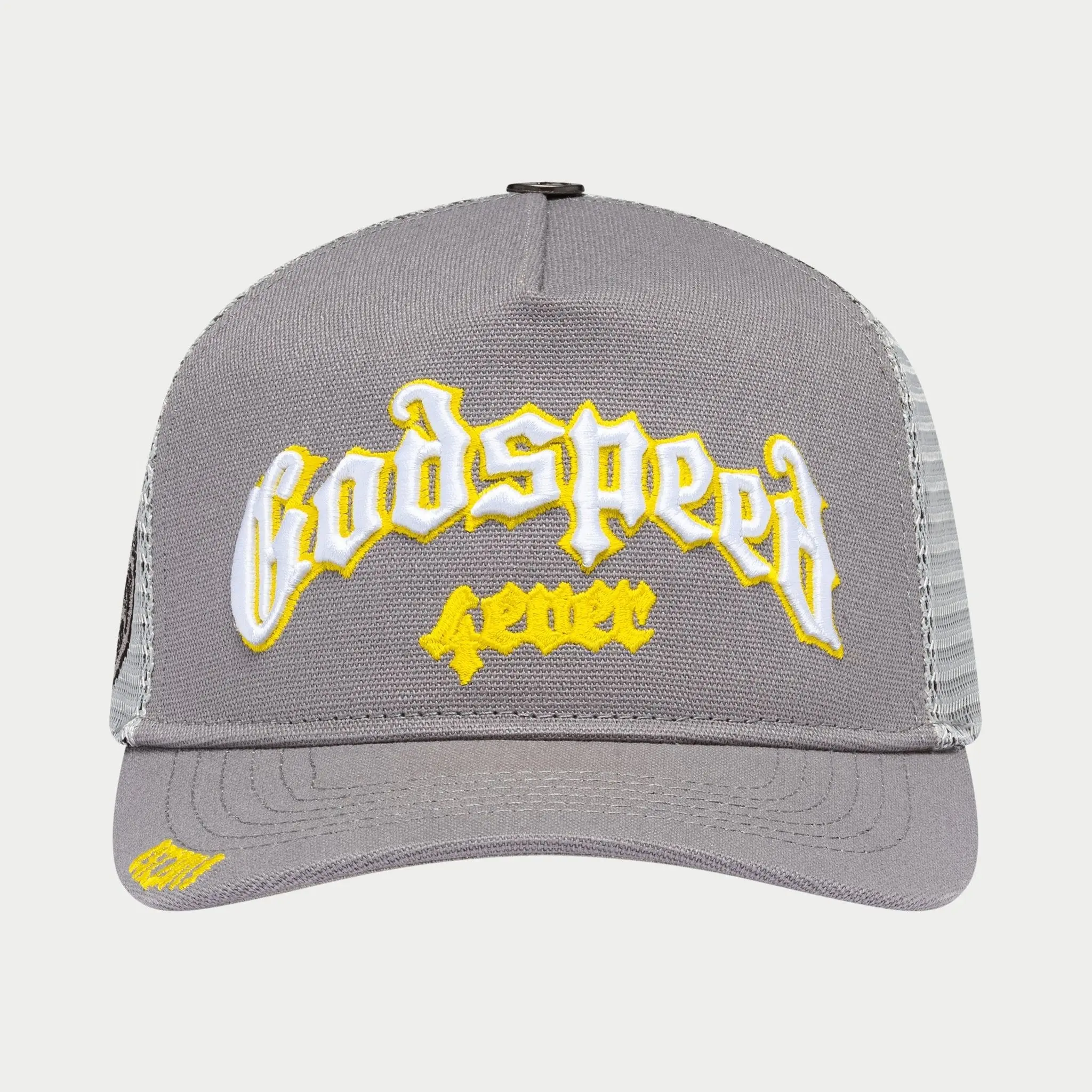 Godspeed GS Forever Trucker Hat - Grey/Yellow