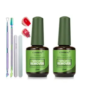 15ML Gel Nail Remover No Need Soaking or Wrapping Gel Remover for Nails 3-5 Minutes Easy And Quick Free Nail Tools Included