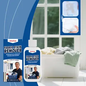 Liquid Stain Remover - Instant Stain Removal on Laundry Clothing Fabric Ink Grease Blood Grass Coffee Wine Food Carpet Upholstery Spot Cleaner Odor Free Detergent, 3.38oz