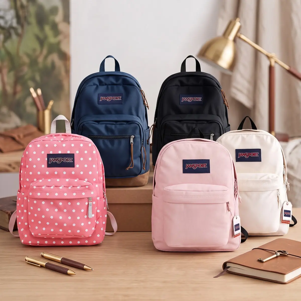 JanSport Cross Town Backpack- Simple Bag for Everyone with 1 Main Compartment, Front Utility Pocket
