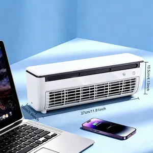 Mother's Day Gift | Portable Ice Mist Rechargeable Cooling Fan | Can be used standing or wall-mounted | Strong wind and humidifying function, comes with a remote control, suitable for kitchen, outdoor, and RV use | 6000mAh high-performance battery, RV fan
