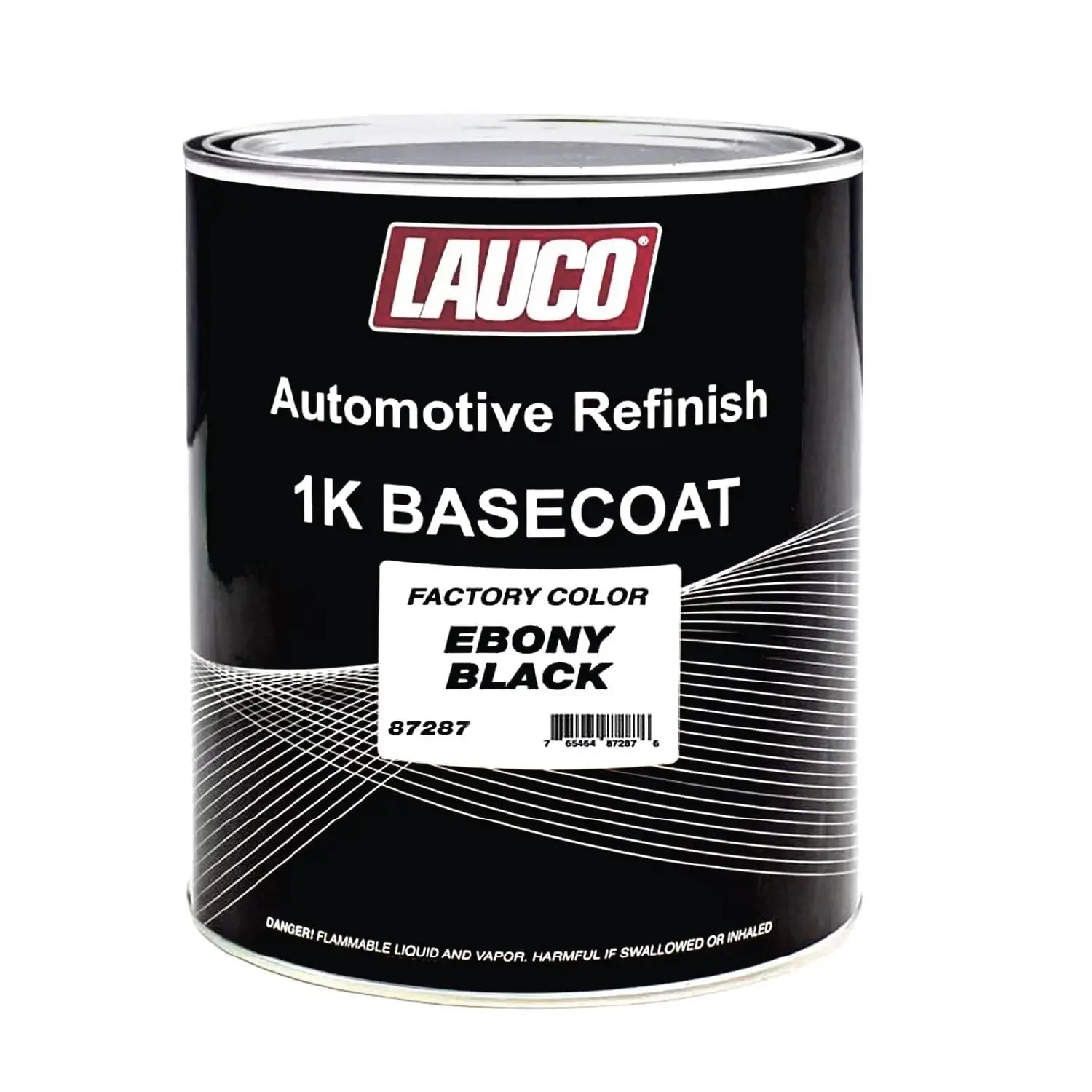 LAUCO 1K Basecoat Ebony Black – 1 Gallon Black Automotive Paint – Factory Color Match, Automotive Refinish, Efficient Workflows