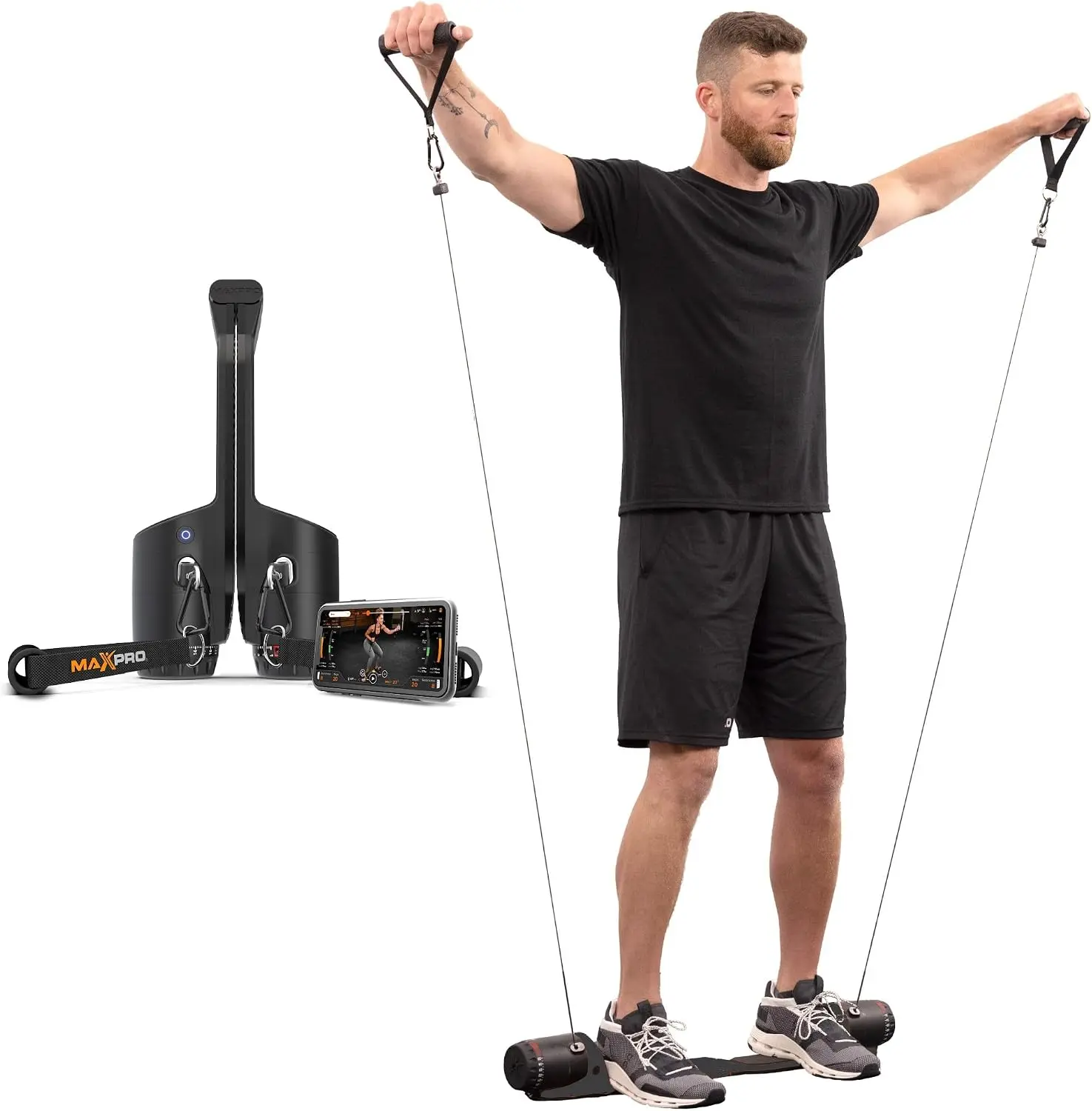 QWTRDFMAXPRO: Portable Smart Cable Gym