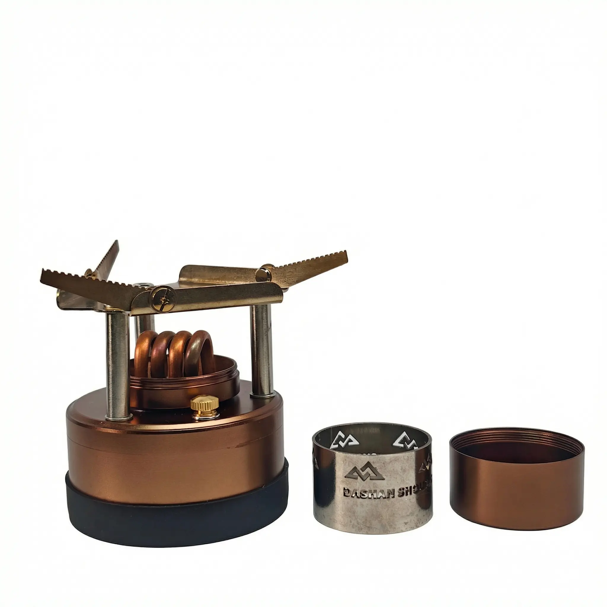 Dashan Self-Pressurizing High-Efficiency Jet Alcohol Stove Portable Mini Camping Stove for Outdoor Cooking Survival Hiking Backpacking Emergency Preparedness Brewing Coffee Tea