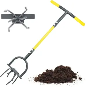 Hand Tiller Garden Claw – Heavy-Duty Manual Twist Tiller for Raised Beds & Flower Boxes