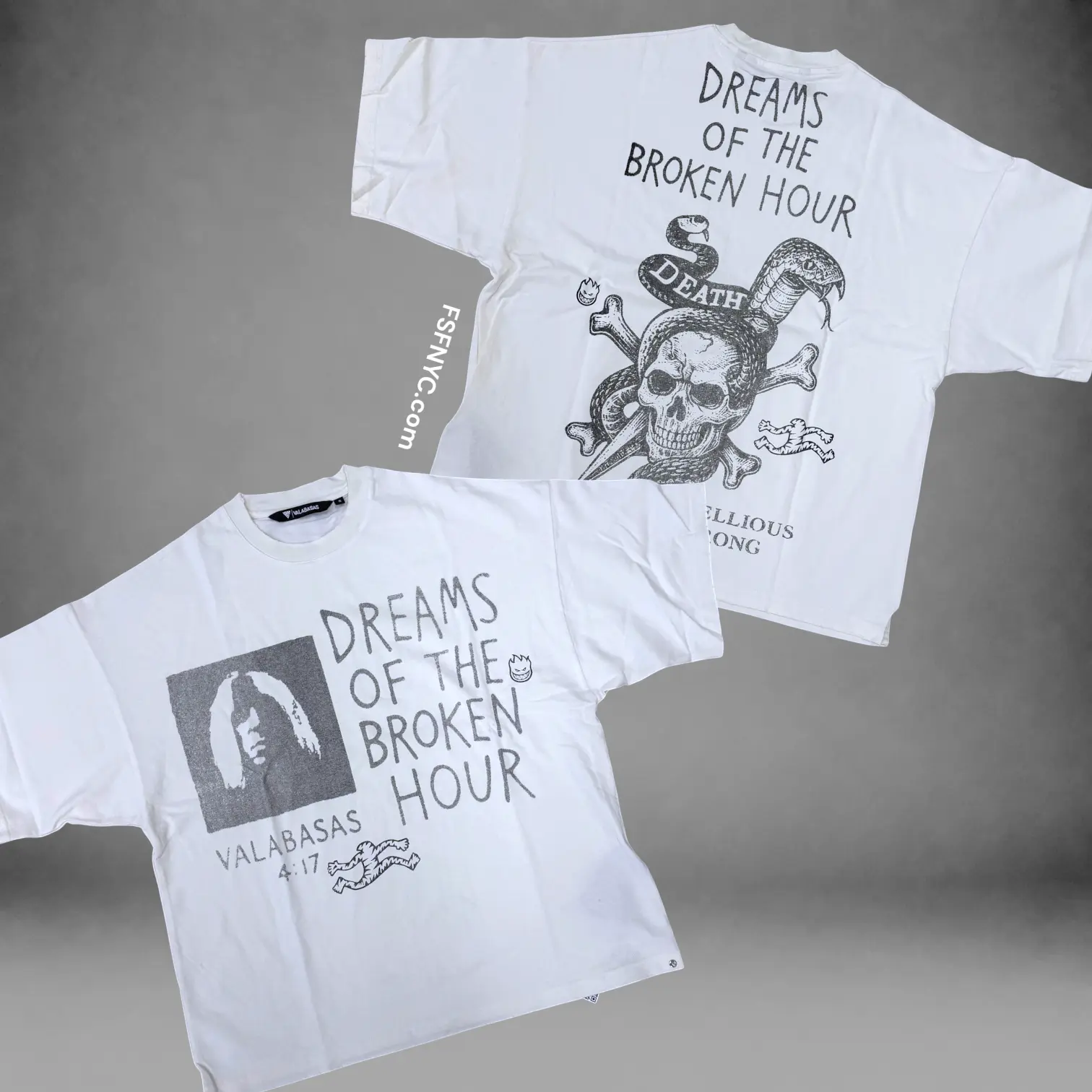 Valabasas - Darkest Hour Tee - Off White 1132