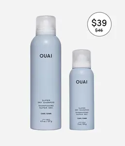 OUAI Cape Town Super Dry Deluxe Kit - Full Size & Travel Size