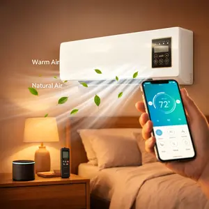 Quiet Wall Fan With Year-Round Indoor Airflow, Compact Space-Saving Design For Bedroom Living Room, Ultra-Silent Household Comfort Fan For Home