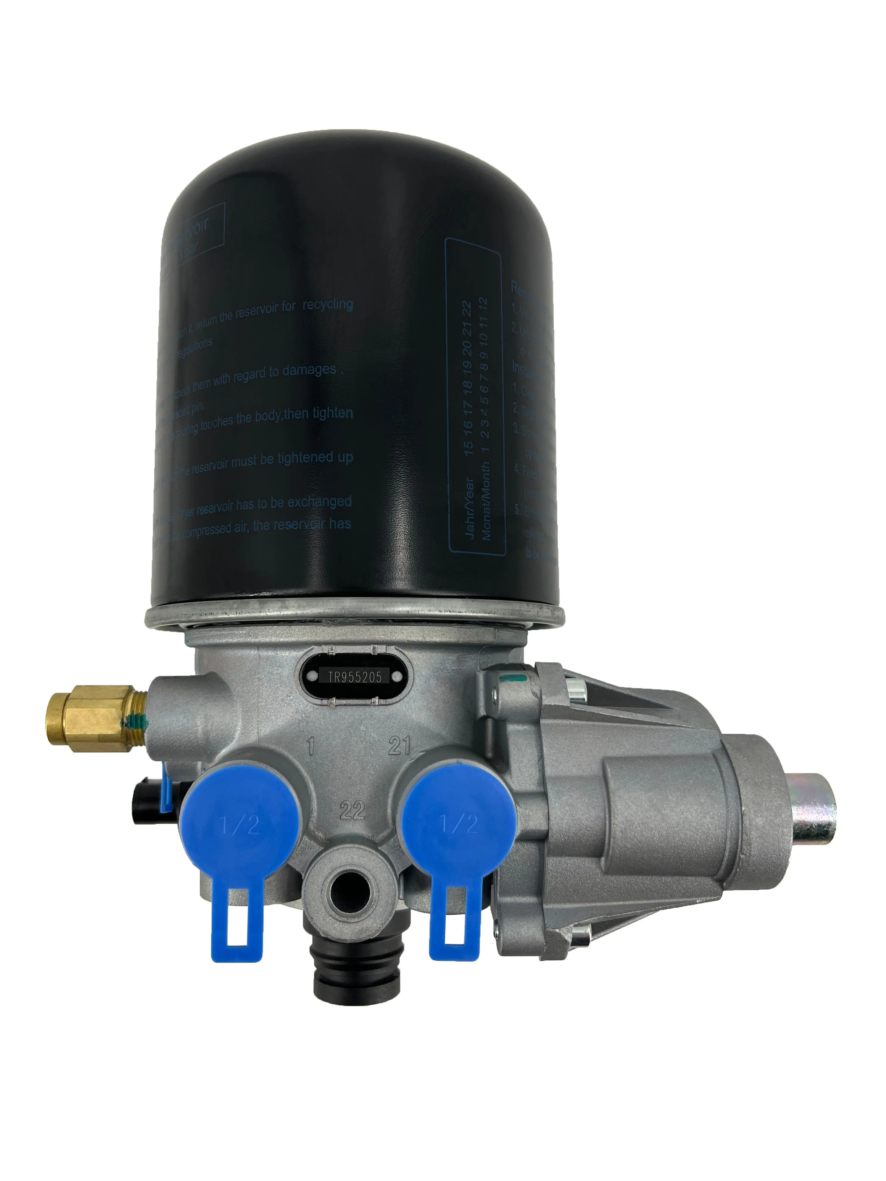 Torque TR955205 Lead Air Dryer - 12V, for Wabco System Saver 1200 Series & Peterbilt, Replaces Wabco 4006110500, Midland 955205, Haldex 955205
