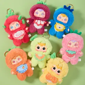 Fruit Themed Plush Pendant Blind Box, 1 Piece Random Style, Soft Stuffed Toy Gift