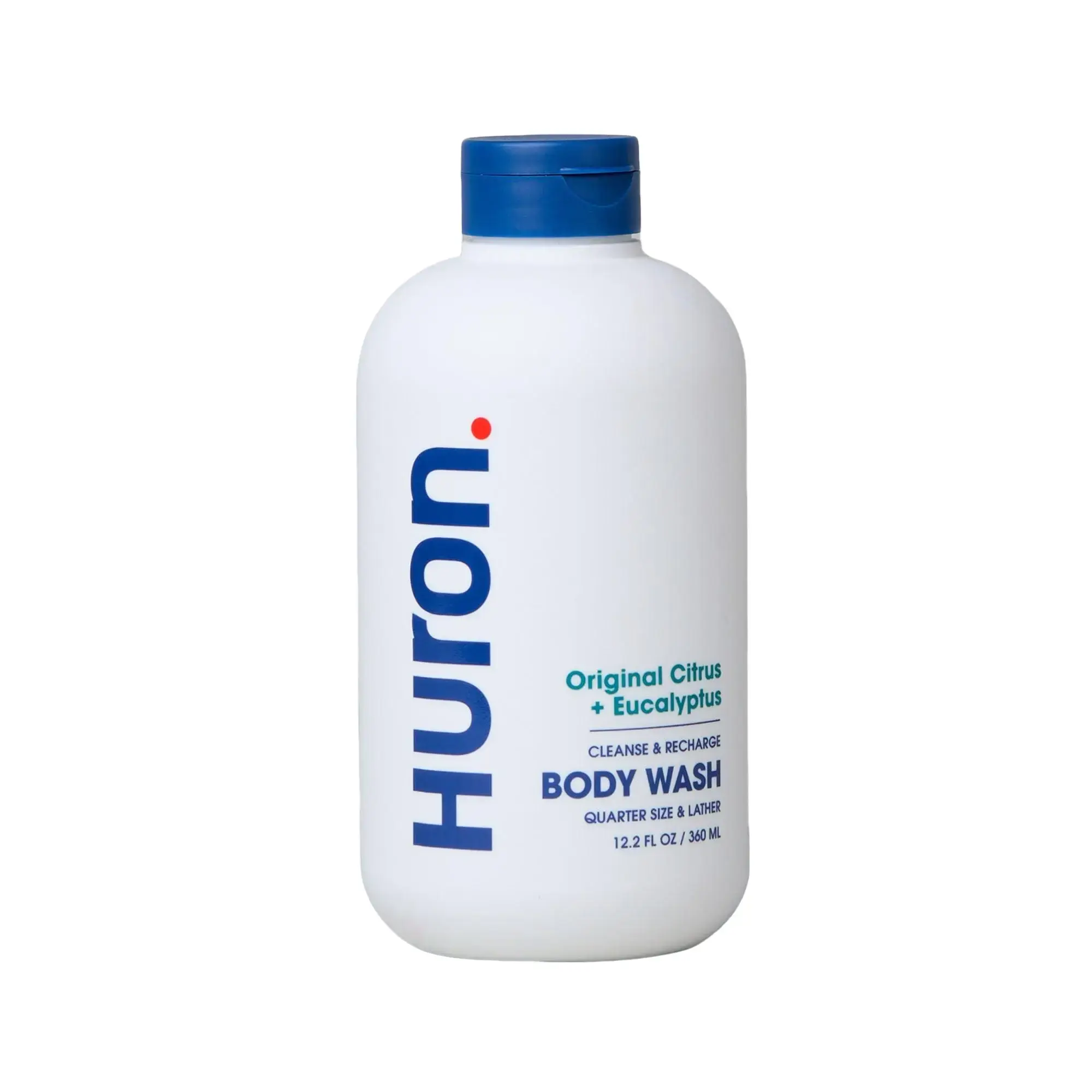 HURON Body Wash | Deep Clean & Hydrating Formula | Ginseng, Coconut Oil & Witch Hazel | Sea Salt + Driftwood | 11.3 oz