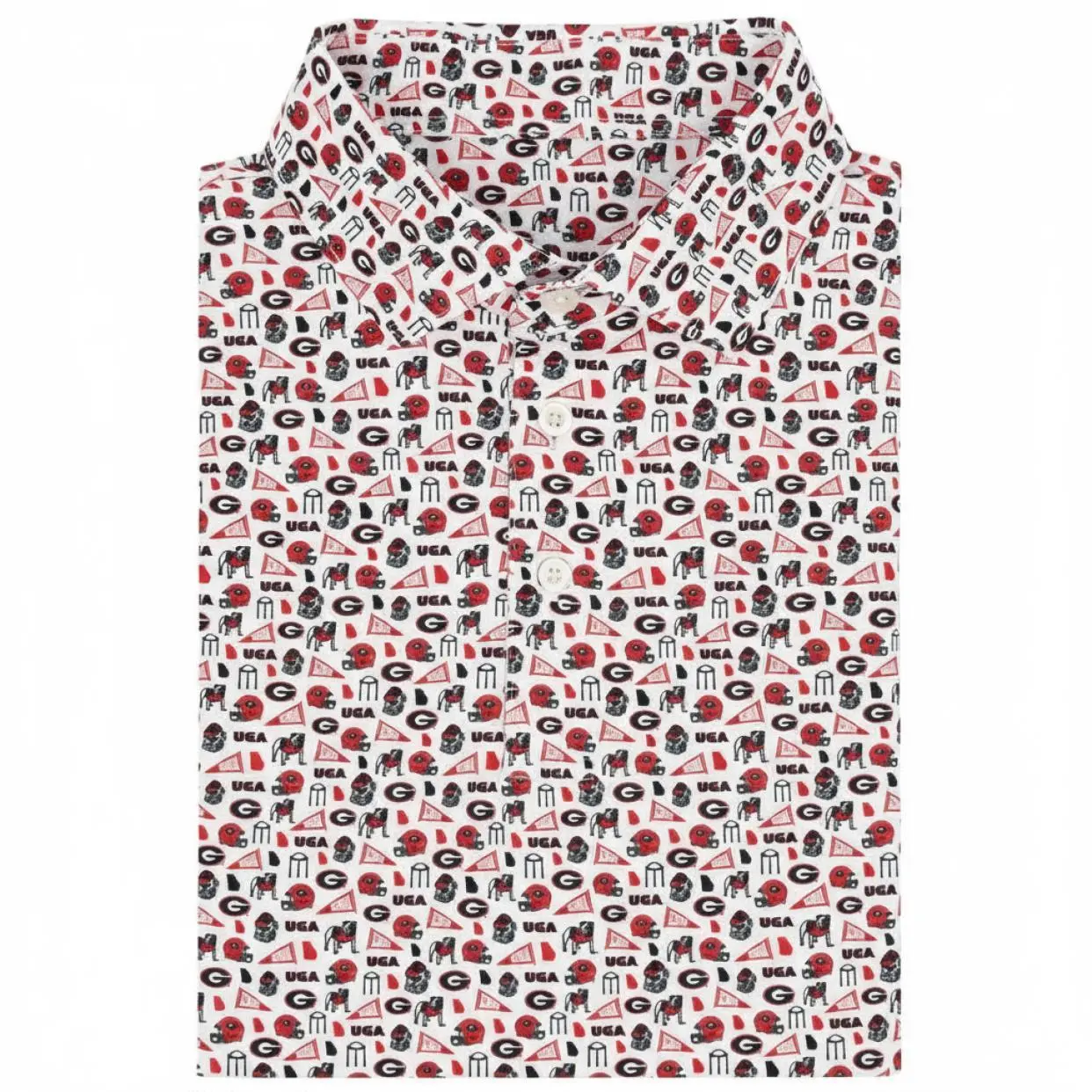 Georgia Inspired Gameday Polo – Men’s Classic College Style Shirt