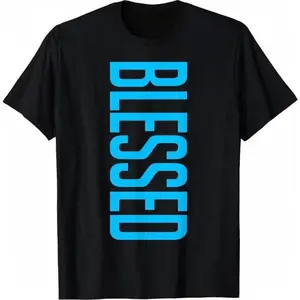 Blessed Vertical Streetwear Retro T-Shirt