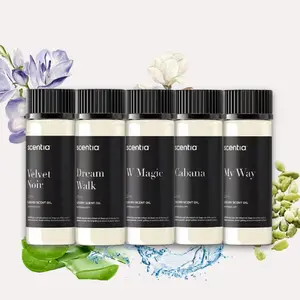 Scentia Hotel Collection Diffuser Oil Set – 5x20ml Home Fragrance Oils – Dream Walk, Velvet Noir, Cabana, My Way & W Bliss – Luxury Aroma Oils for Diffusers, Home & Office