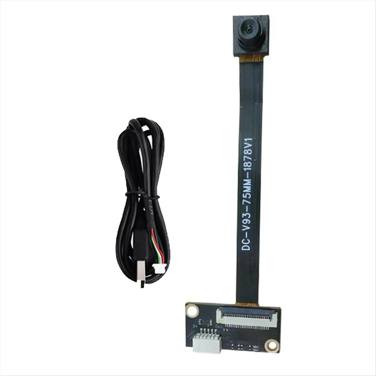 OV5693 Sensor Camera Module with 5MP Pixels Photosensitive Chip, 120-Degree Distortion-Free Lens, 2592x1944 Resolution, UVC Protocol, USB Cable for Video Capture on Laptops