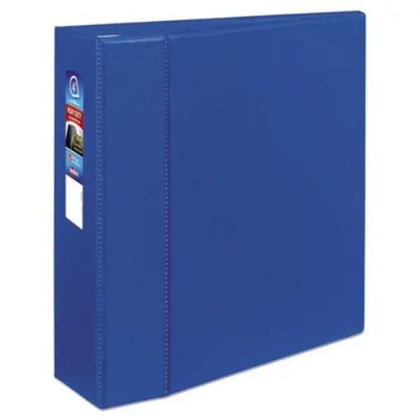 Avery AVE79884 4 in. Heavy-Duty EZD Reference Binder, Blue Binders for Office Stationery & Supplies, Binder Binders