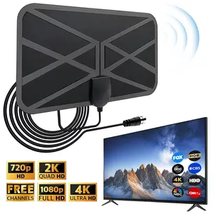 TV Antenna for Local Channels Support 360° Reception 4K Portable Antenna Indoor Signal Reception Digital Antenna for Smart TV Indoor