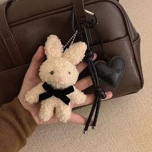 Hurry up and catch this virus rabbit keychain! Cute Plush Rabbit Keychain Doll Y2K Style Cute Sweet Rabbit, Christmas Birthday Gift