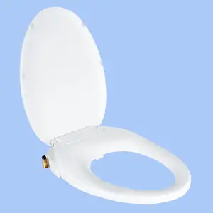 TUSHY Wave Bidet Toilet Seat Non-Electric with DuoFlow Nozzles & Quick Release Button for Easy Clean Install