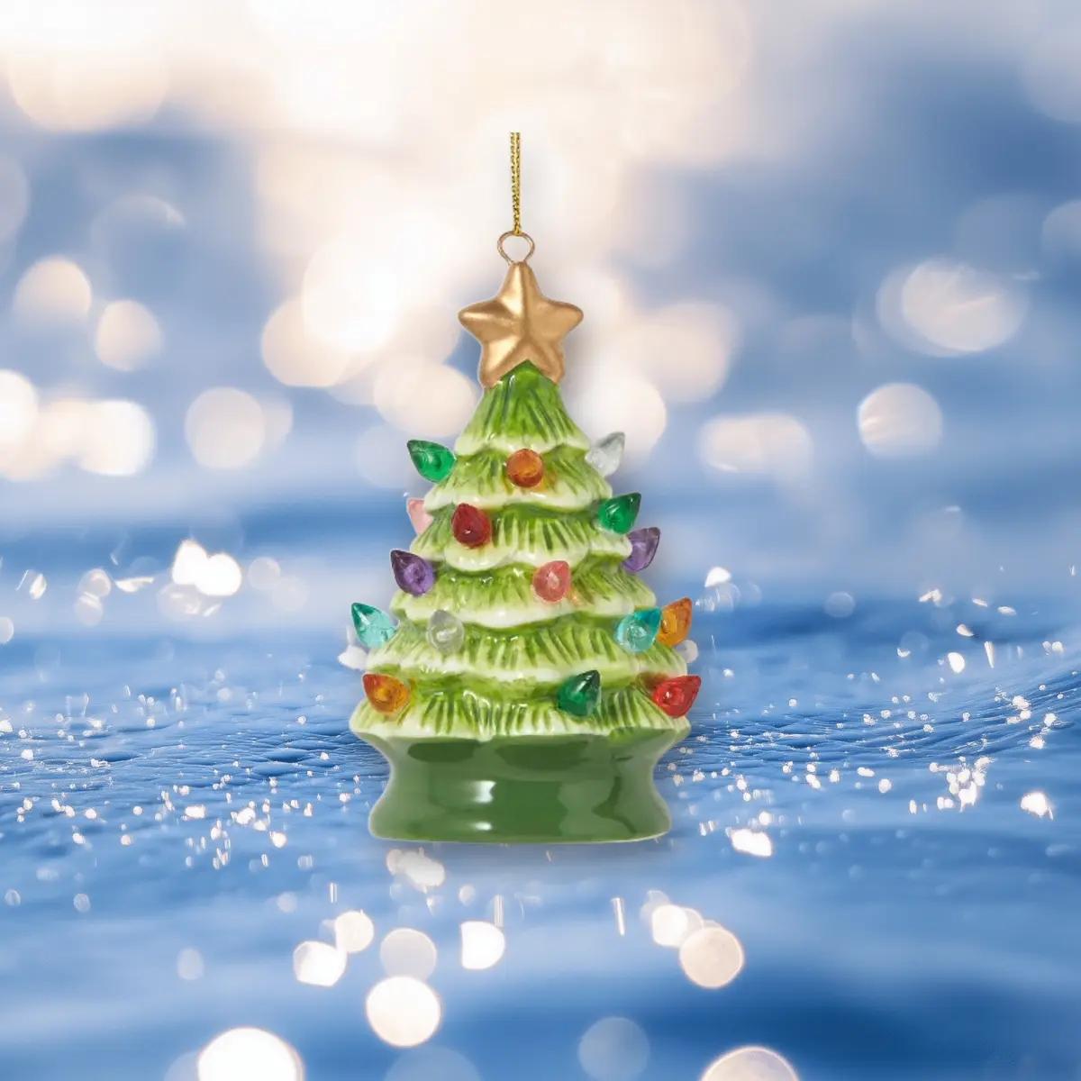 L Ceramic Retro Christmas Tree Ornament - Wonrshop ™
