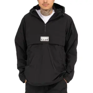 Pro Club Men's Comfort Metallic Nylon Quarter Zip Anorak