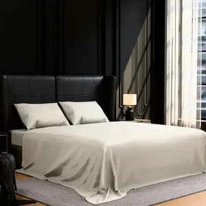 【TikTokShopBlackFriday】4-Piece Bed Sheets Set – Ultra Soft Brushed Microfiber Bedding for Bedroom, Guest Room, Dorm & Hotel – Deep Pocket Fitted Sheet, Wrinkle & Fade Resistant, Easy Care – Twin/Full/Queen/King