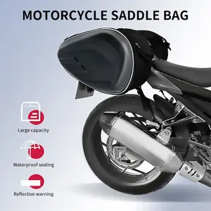 Motorcycle/bicycle/motorbike Side Bag, Motorcycle Accessories, Professional Dual-Sided Saddlebag, Waterproof Durable, Long Distance Travel Storage, Essential Gear Organizer