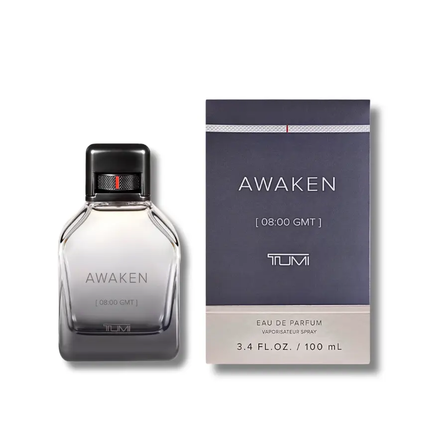 TUMI Awaken Eau de Parfum for Men, Long-Lasting Fragrance with Fresh, Spicy, and Woody Notes, 3.4 fl oz, Adults, Single Item