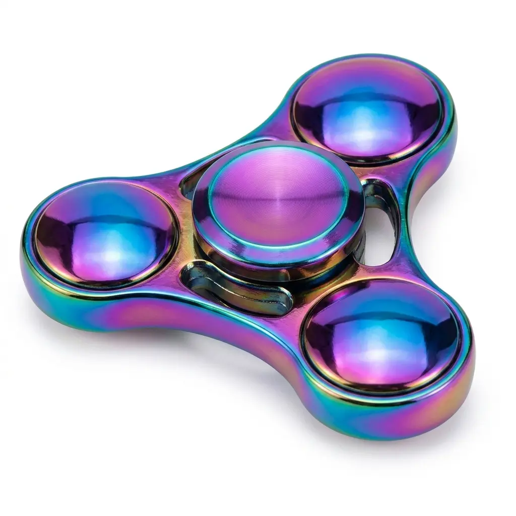 Sooshoom Metal Hand Fidget Spinner - CNC Aluminum Alloy Body, Smooth Steel Bearing, Steady Bearing Spin, Quiet EDC Tools and Gadgets, Sensory Stress Relief Toy for Teen Boys Gifts, Cool Gadgets