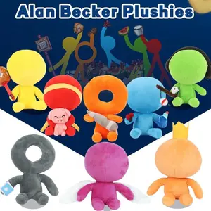 Hot Youtooz Alan Becker Plushies Game Cartoon Kawaii Stuffed Dolls for Children Birthday Gifts Anime Fans Peripheral Collections