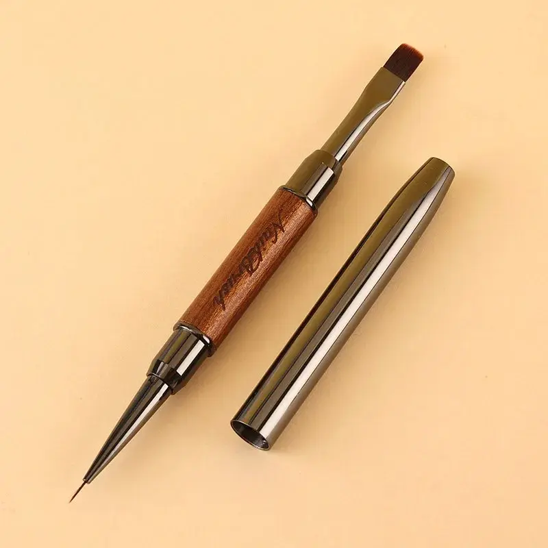 Double-end Nail Pen Brush Glue Phototherapy Pen UV Gel Liner Brush Dual End Acrylic Nail Art Painting Manicure Brushes Tool Nail Art Tools Nail Supplies