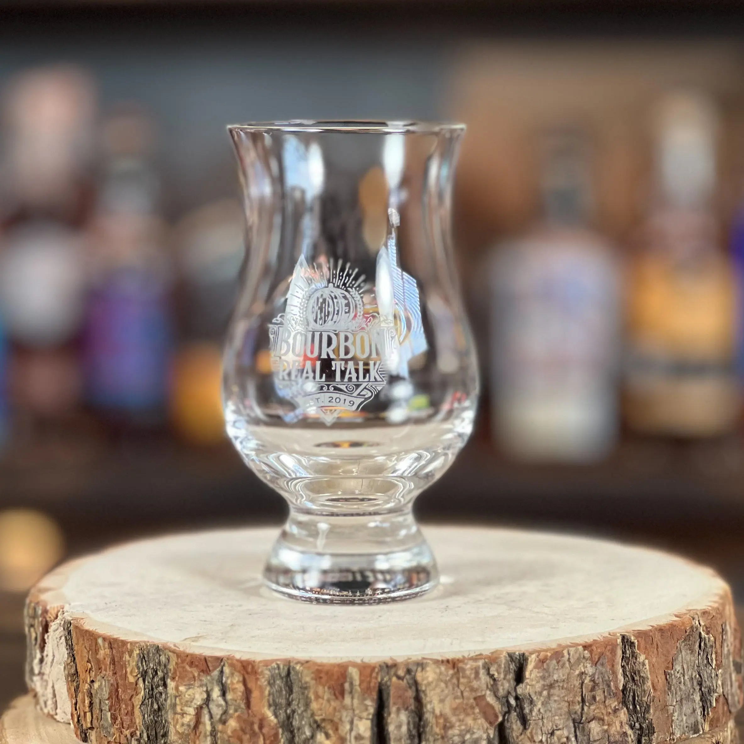 6oz. and 3oz Bourbon Real Talk™ Tasting Nosing Glasses
