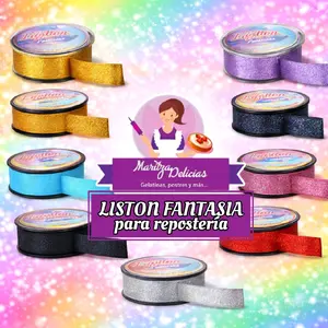 Listón Fantasia para Repostería / Fantasy Ribbon for Desserts Listón Fantasia para Repostería / Fantasy Ribbon for Desserts