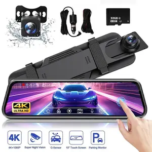 【SUMMER SALE】1080P 10-Inch Full Touch Dual Lens Dash Cam, Front & Rear Auto Accessories, Car Footage Camera, Rearview Camera, Ideal Gift for Car Accessories Enthusiasts