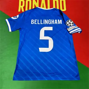 2024/25 Away No. 5 Bellingham Blue Short-Sleeve Collector's Edition Soccer Jersey