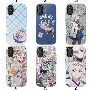 Oguri Cap Phone Case, 6 Style Anime Design Cover, Cute Uma Musume Gift Phone Case Compatible with iPhone X, 11, 12, 13, 14, 15, 16, 17 Series & Galaxy Series
