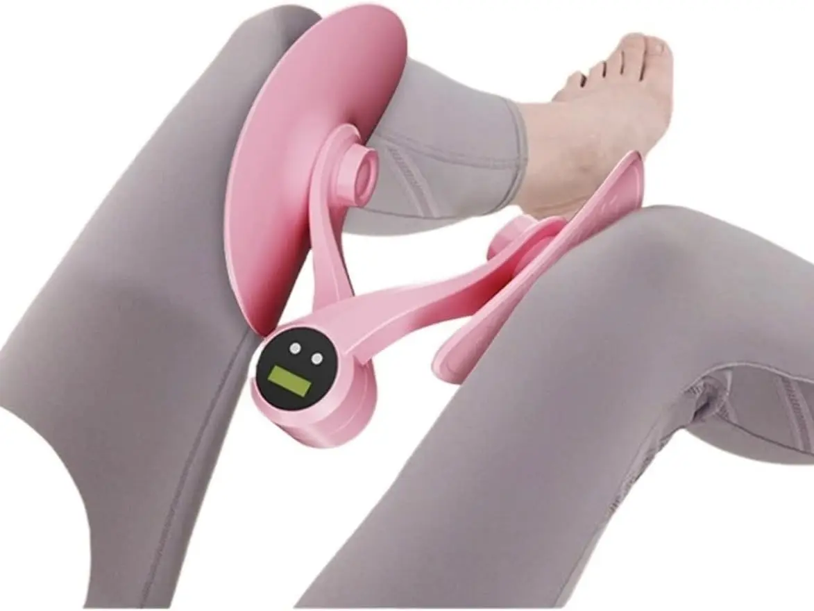 Unisex Adjustable PVC Kegel Trainer - Compact Fit Leg Exerciser for Thighs, Hips, Pelvic Floor Muscle Strengthening, Pelvic Workouts, Functional Training Workout