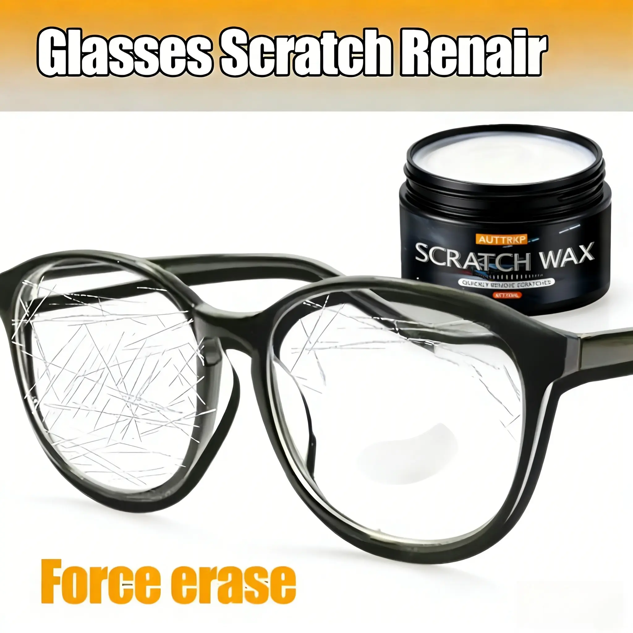 Multifunctional Glass Repair Kit, 99% Transparency, for Car Scratches, Windshield Crack Repair, Cracked Windshield Repair Kit, Yellowing, Wear, Rearview Mirrors, Watch Faces, Glasses, Glassware, Car Scratch Remover